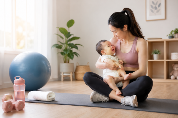 sau sinh bao lâu thì tập thể dục được đối với mẹ bỉm