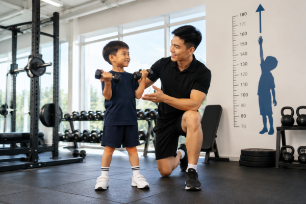 trẻ em tập gym có ảnh hưởng chiều cao không 3