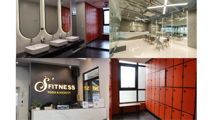 Phòng tập S'Fitness khu tiện ích